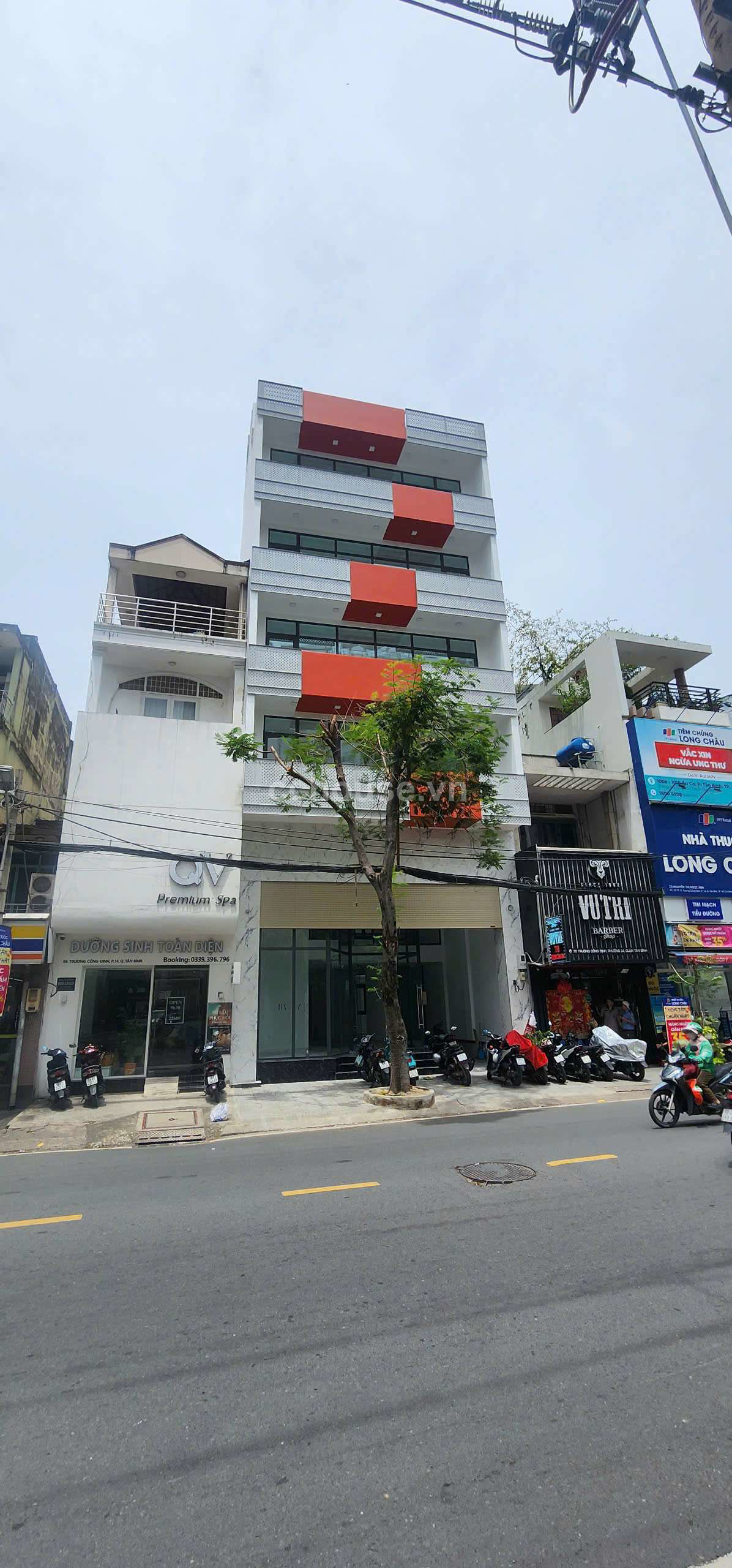 Tòa nhà 80-82 Trương Công Định, P.14, Quận Tân Bình ,Kết cấu 1 Hầm+ 7 Tầng+ Mái che cầu thang