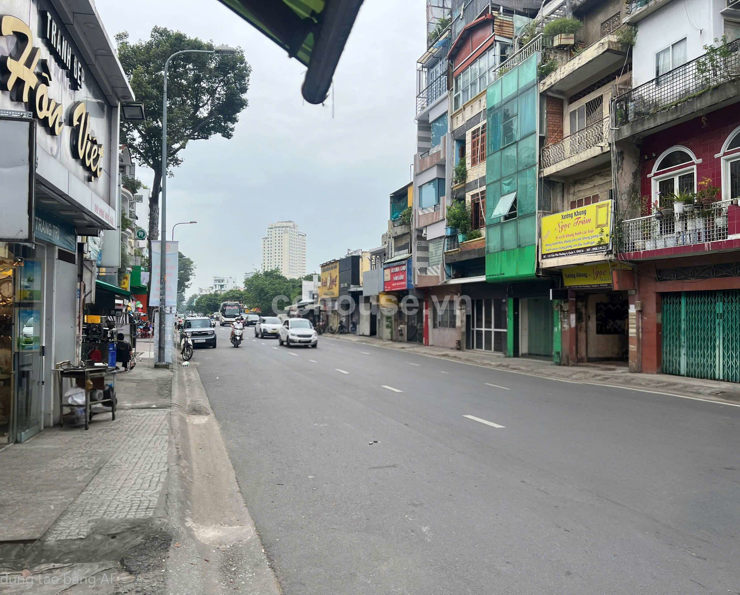 Cho thuê nhà NCMT Trần Phú, P.Chợ Quán. DT 3.8x12m, 4 tầng