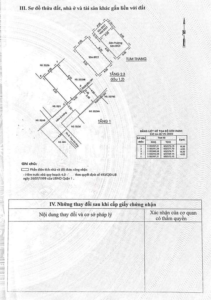 BÁN NHÀ HẺM NGAY KHU TRUNG TÂM QUẬN 1 - ĐƯỜNG CAO BÁ NHẠ / 3 TẦNG / GIÁ 8.24 TỶ