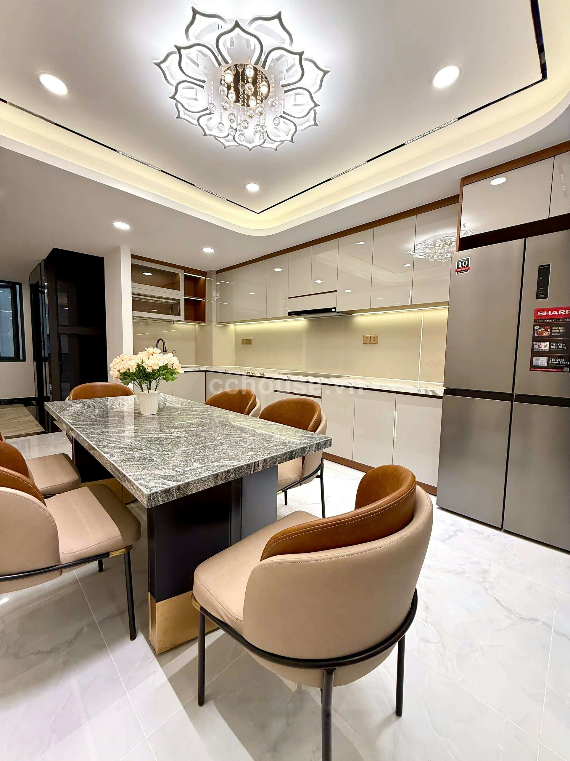 Bán nhà mới xây 6 tầng Thang Máy hẻm xe Tải CMT8 phường 5 quận Tân Bình