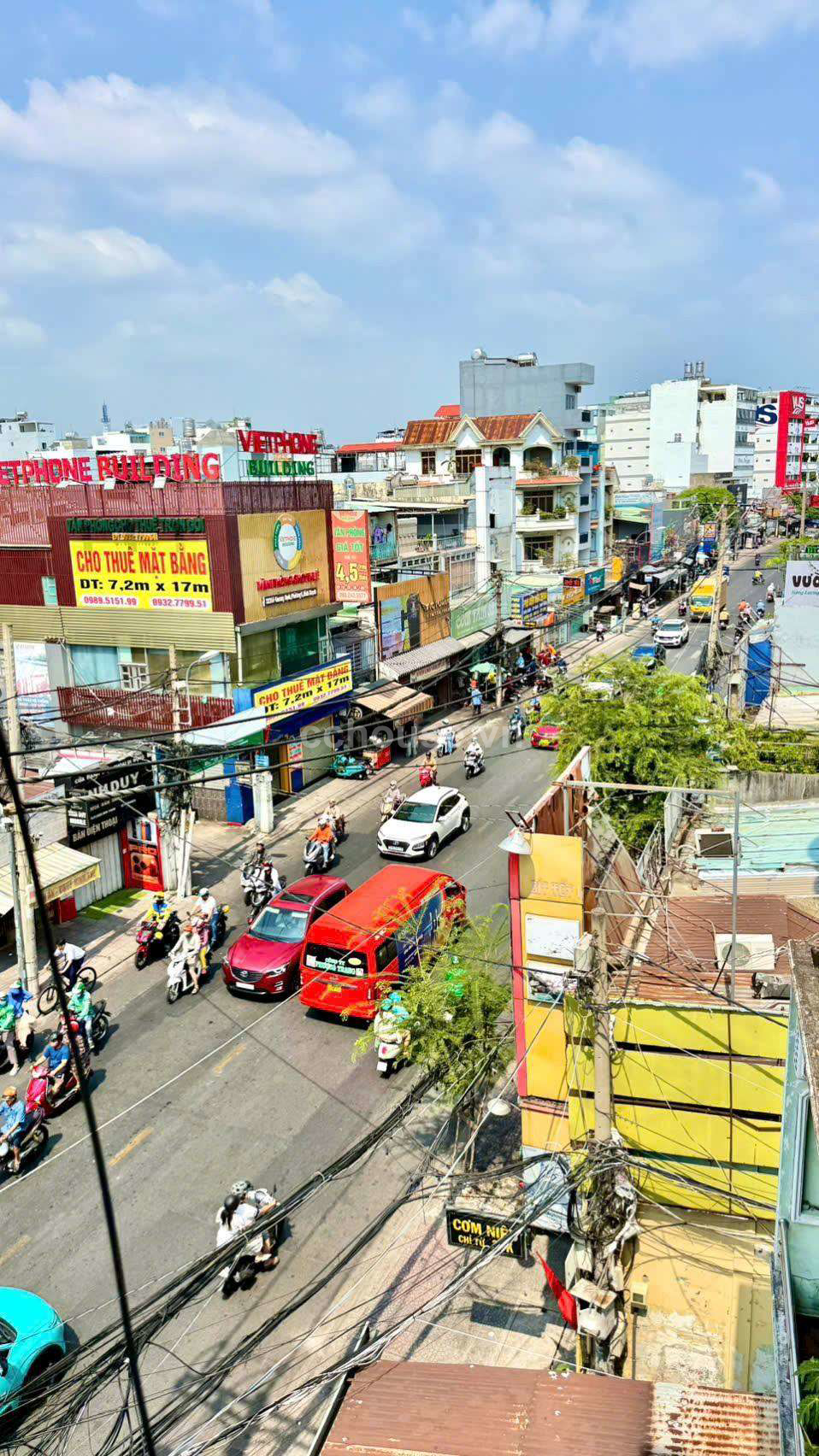 Cho thuê nhà MT Lê Quang Định, P.Bình Lợi Trung. DT 3.8x20m, 5 tầng ST