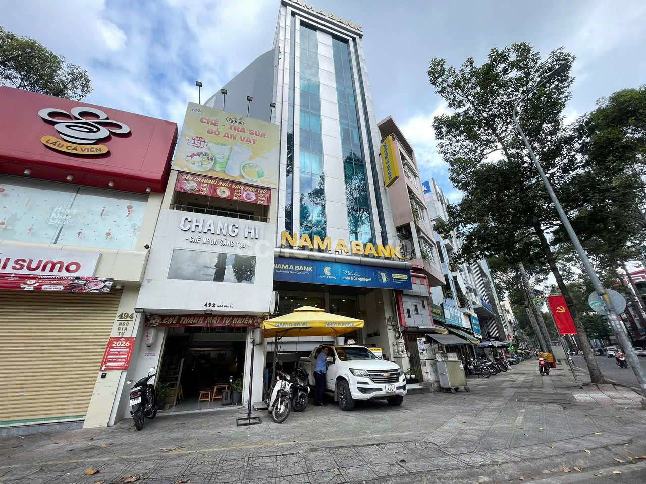 Tòa nhà MT Ngô Gia Tự, P.Vườn Lài. DT 7x13.5m, hầm 6 tầng