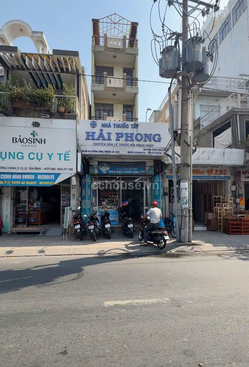 Nhà MTKD Vị Trí Đắc Địa Trường Chinh Tân Bình DT 4.2m x 16m_4 lầu HĐT 35tr/ tháng