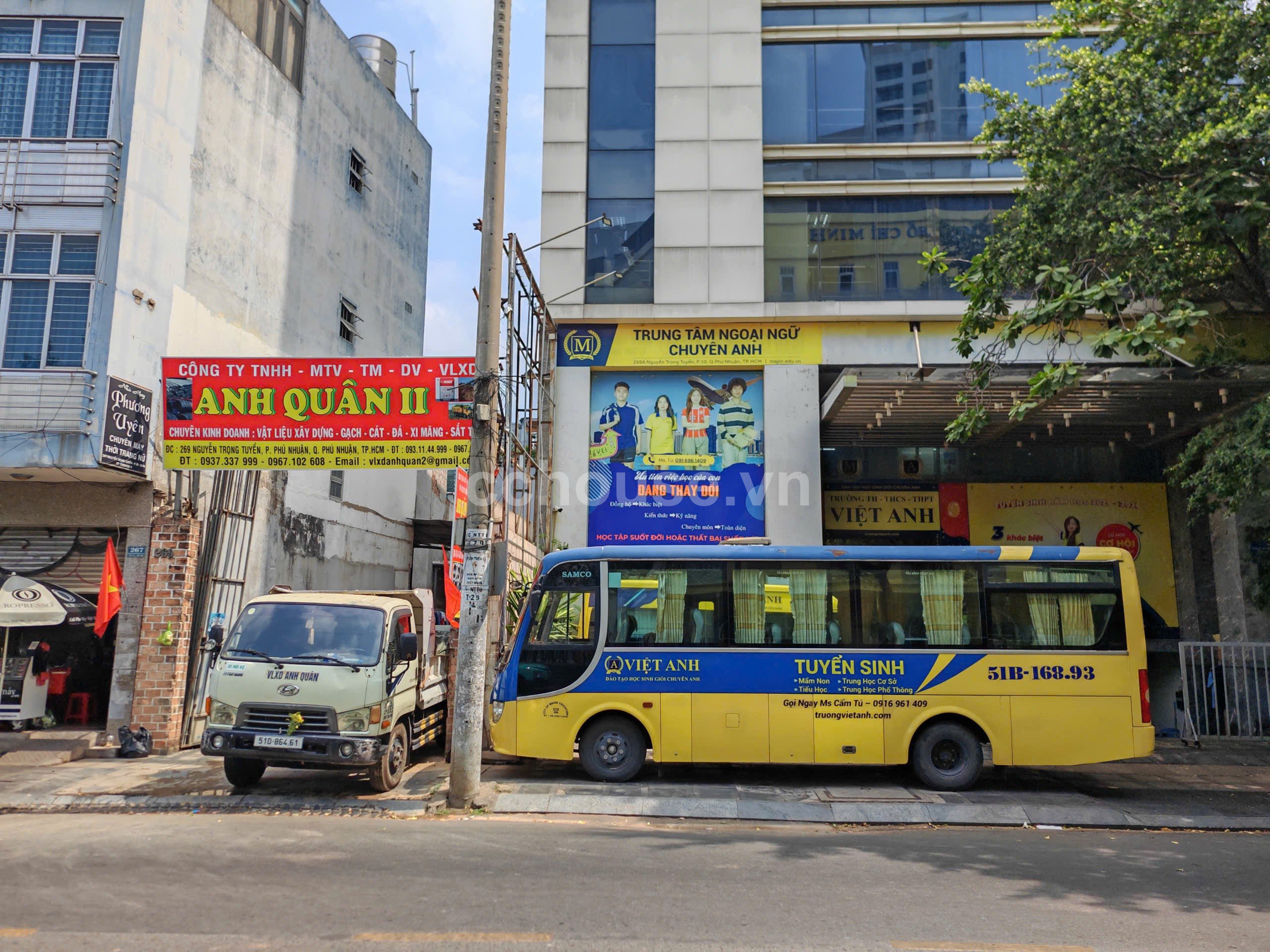 Building 269A Nguyễn Trọng Tuyển ,Hầm 10 tầng ~ 2.500m2 sàn HDT 400 triệu /tháng 