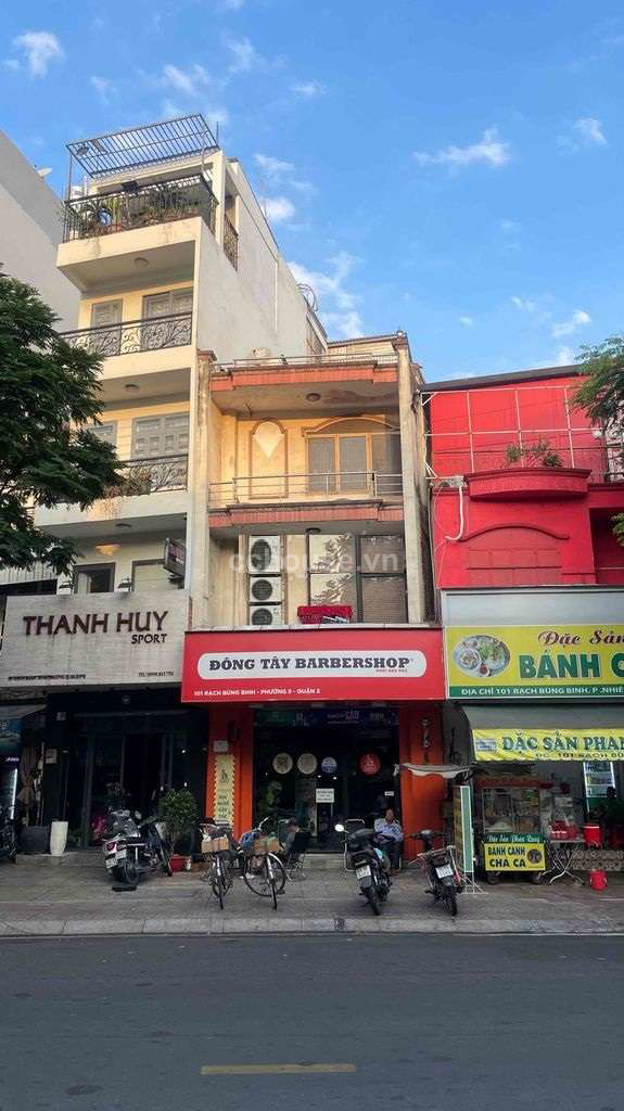 Nhà Mặt Tiền Rạch Bùng Binh Phường 9 Quận 3 DT 4.5m x 10.5m_2 lầu ST