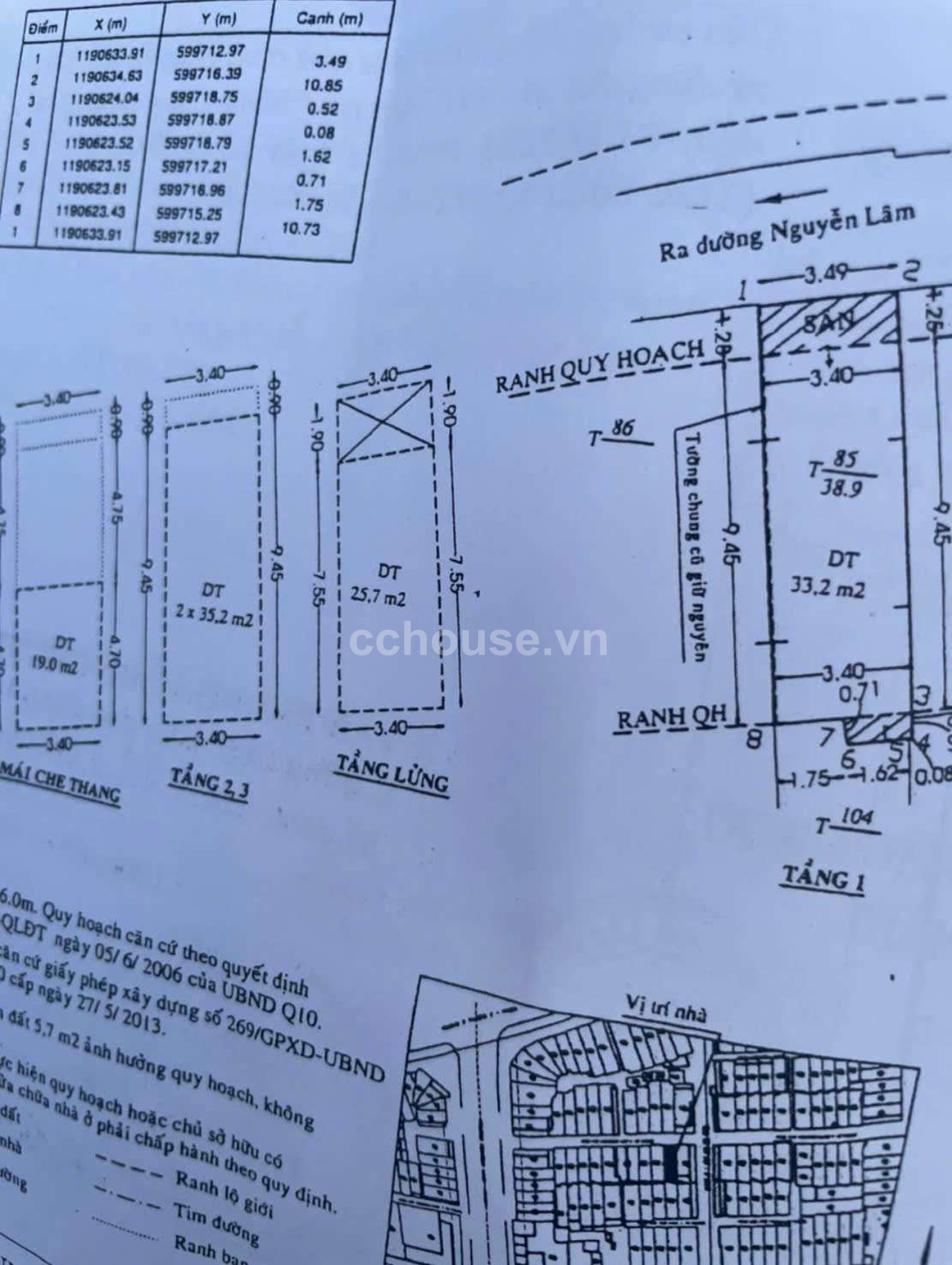 BÁN NHÀ HẺM XH 5M NGUYỄN LÂM QUÂN 10_DT 3,5x11m_5 TẦNG