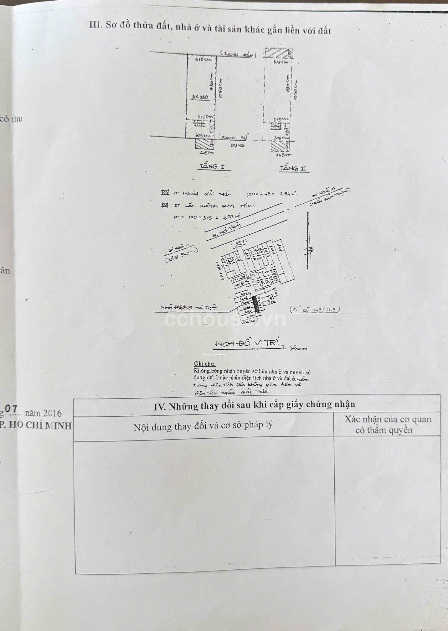 NHÀ CẦN BÁN HẺM 143/ NGUYỄN TRÃI, Q.5 - DT 3.15 x 10.5m - Giá 9 tỷ còn TL