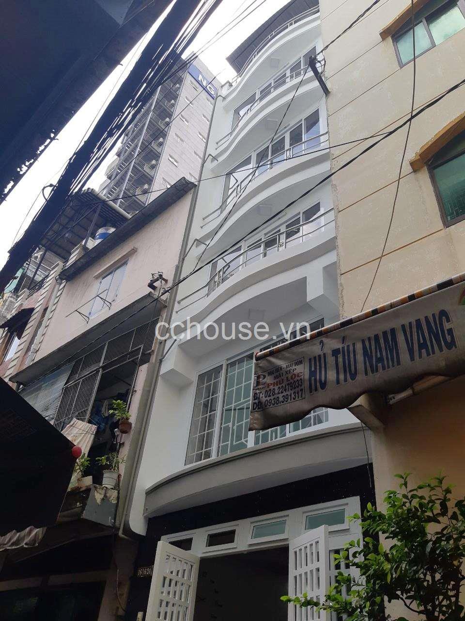 Bán nhà Nguyễn Thiện Thuật Phường 2 Quận 3 ( Hẻm xe hơi, 5 tầng , HDT 16tr )